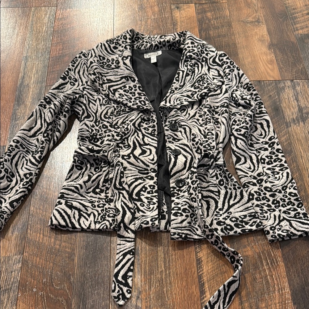 Women's Zebra Print Jacket